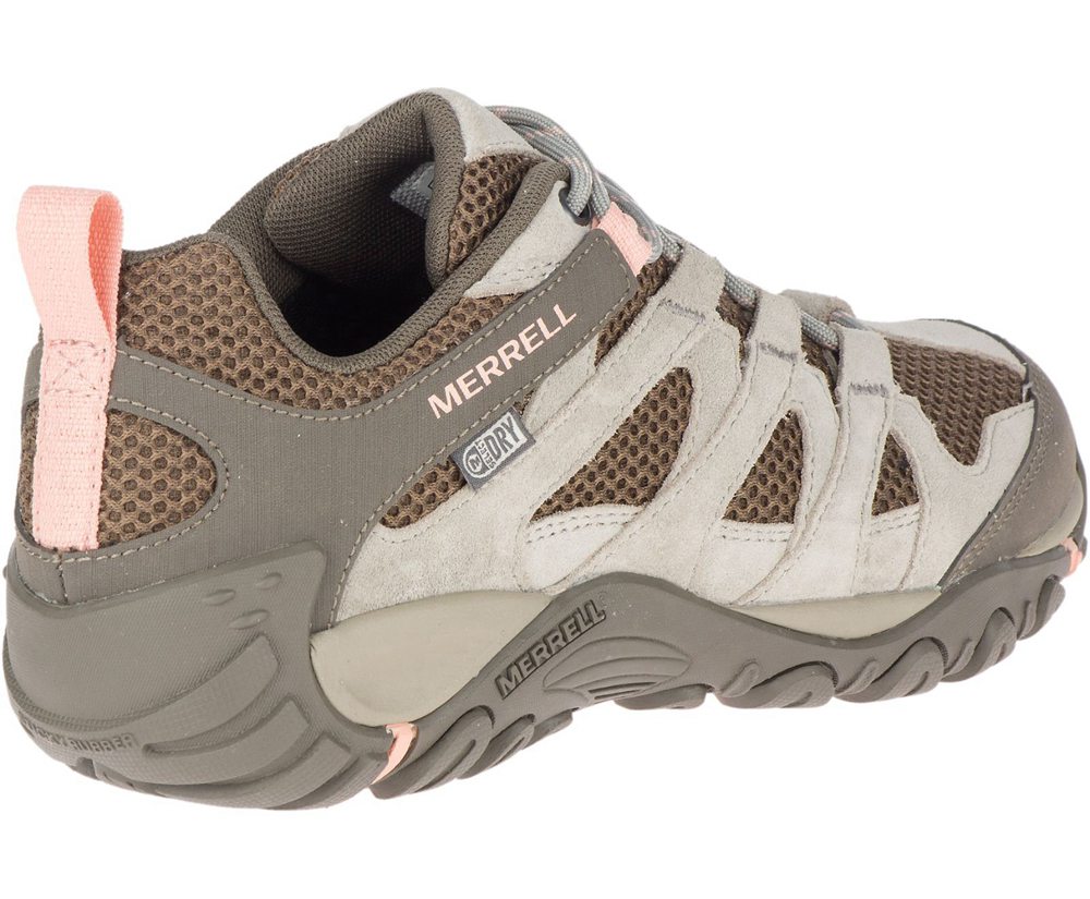 Merrell Hiking Shoes Grey - Alverstone Waterproof - Womens 80WSFHRVQ